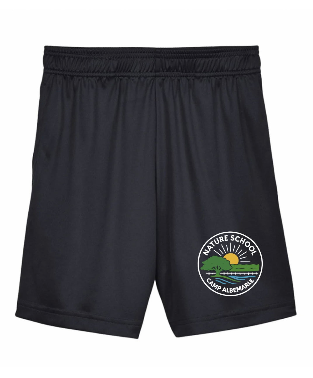 Nature School - Youth Performance Shorts Black