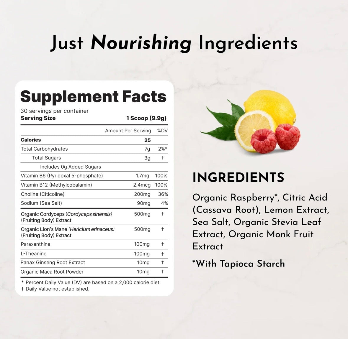 Raspberry Lemonade - Energy + Brain Boost (Paraxanthine)