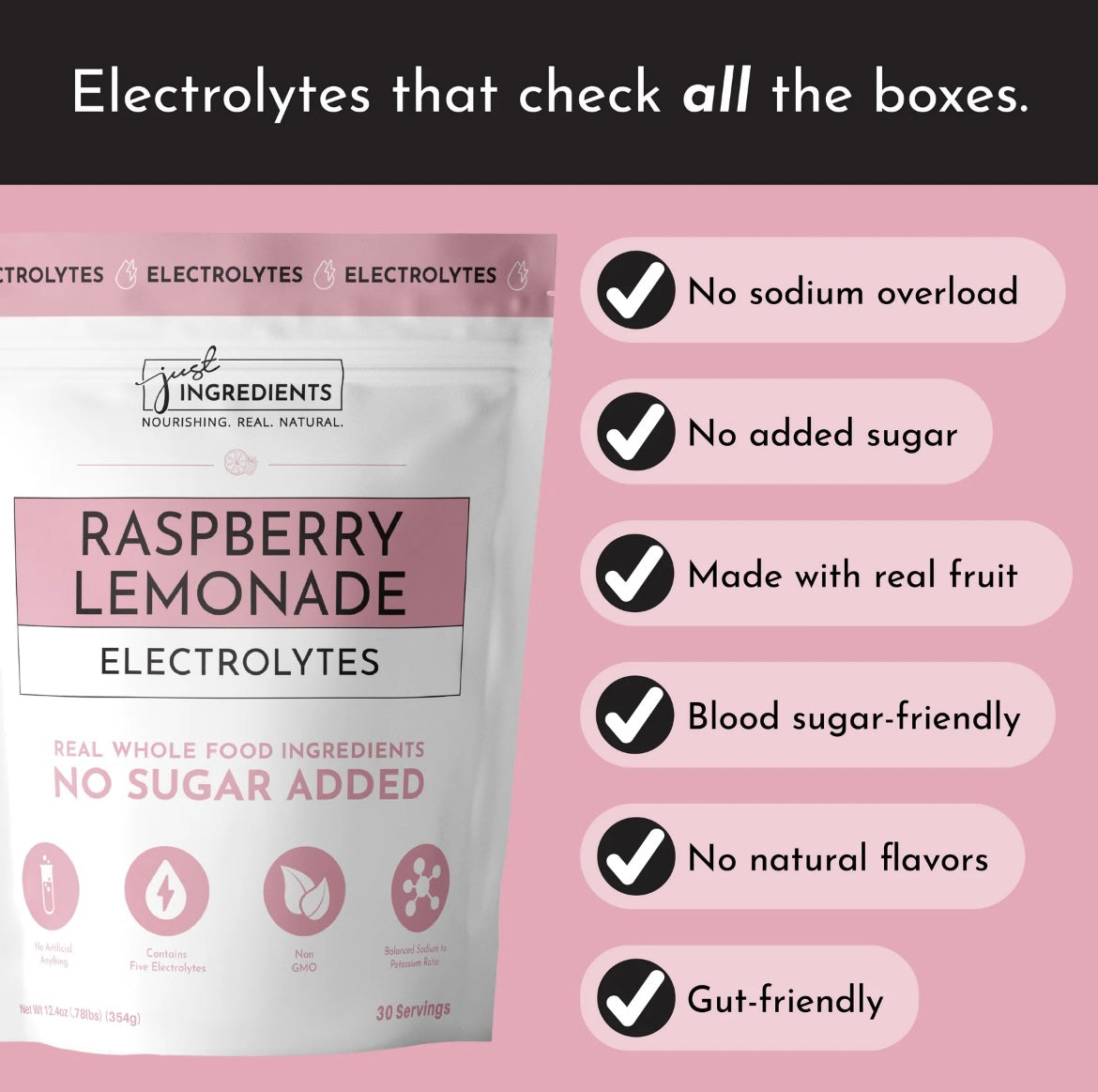 Raspberry Lemonade Electrolyte Powder