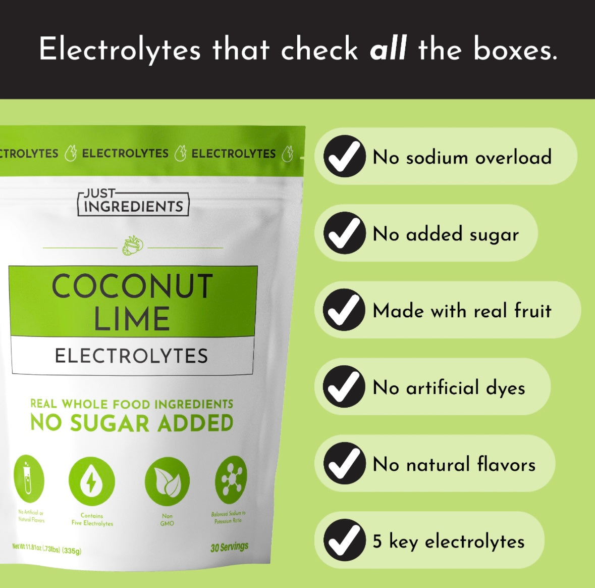 Coconut Lime Electrolyte Powder