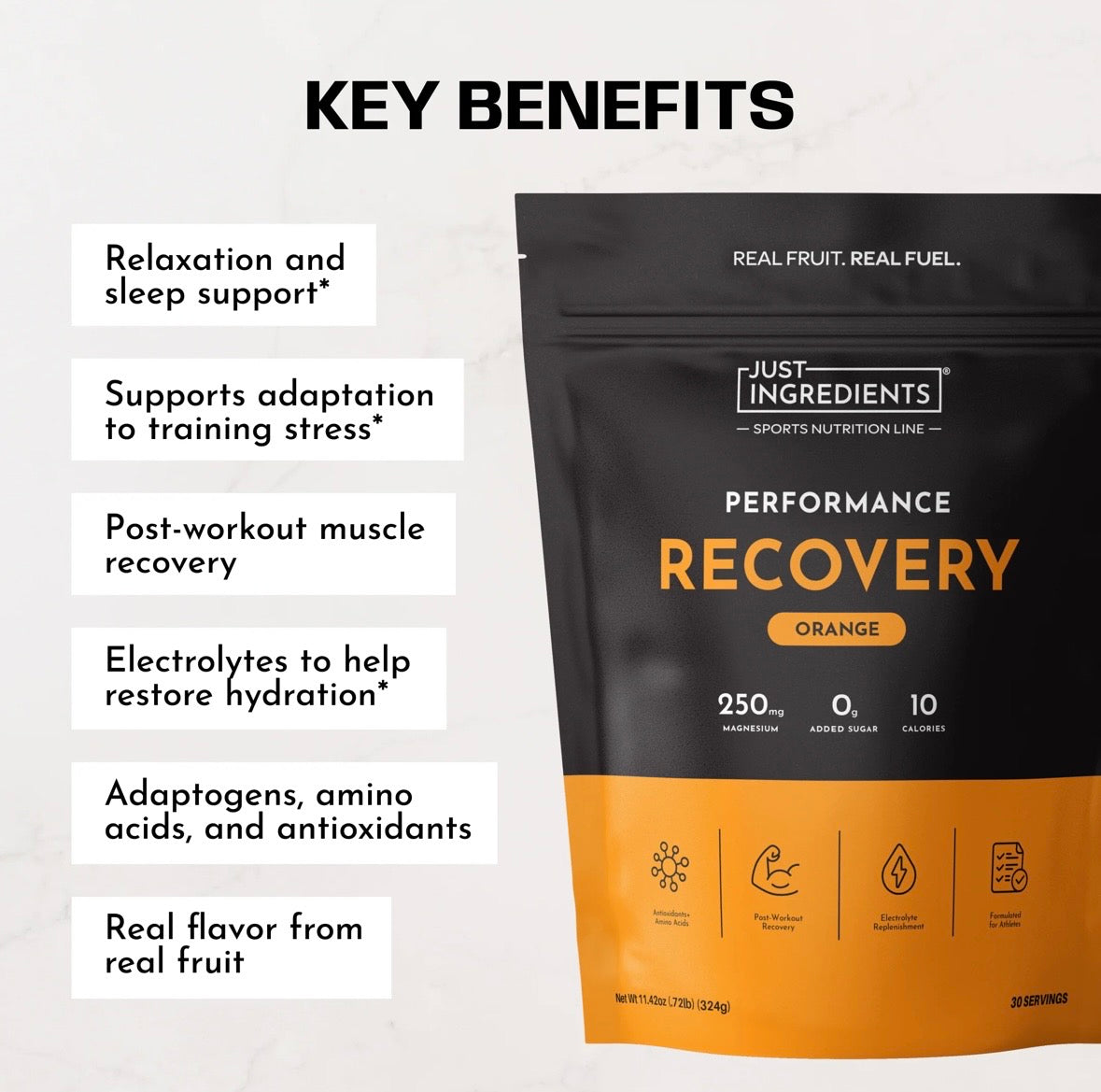 Orange Recovery Powder