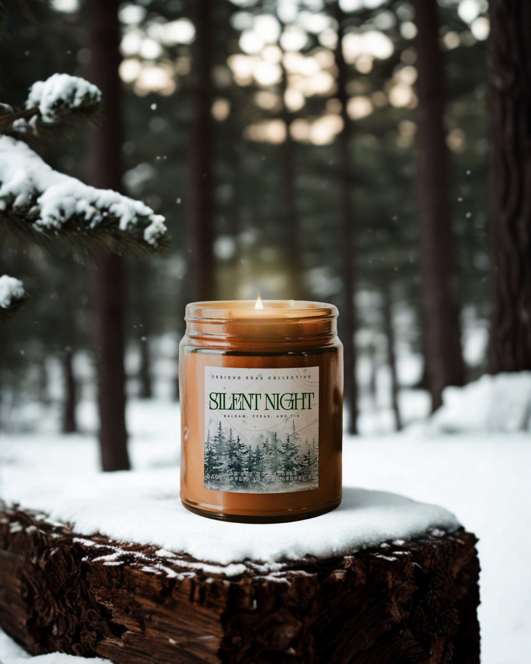 Silent Night Soy Wax Candle