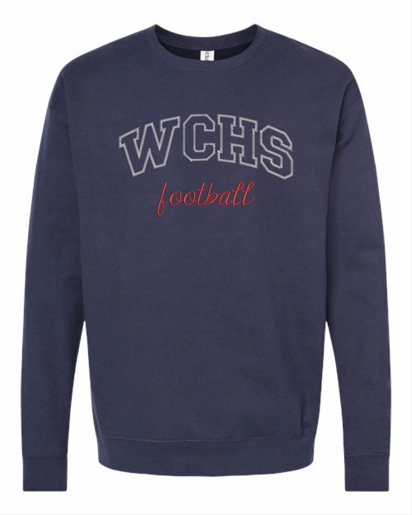 West Carteret - Navy Cotton Crewneck (Sport Only)