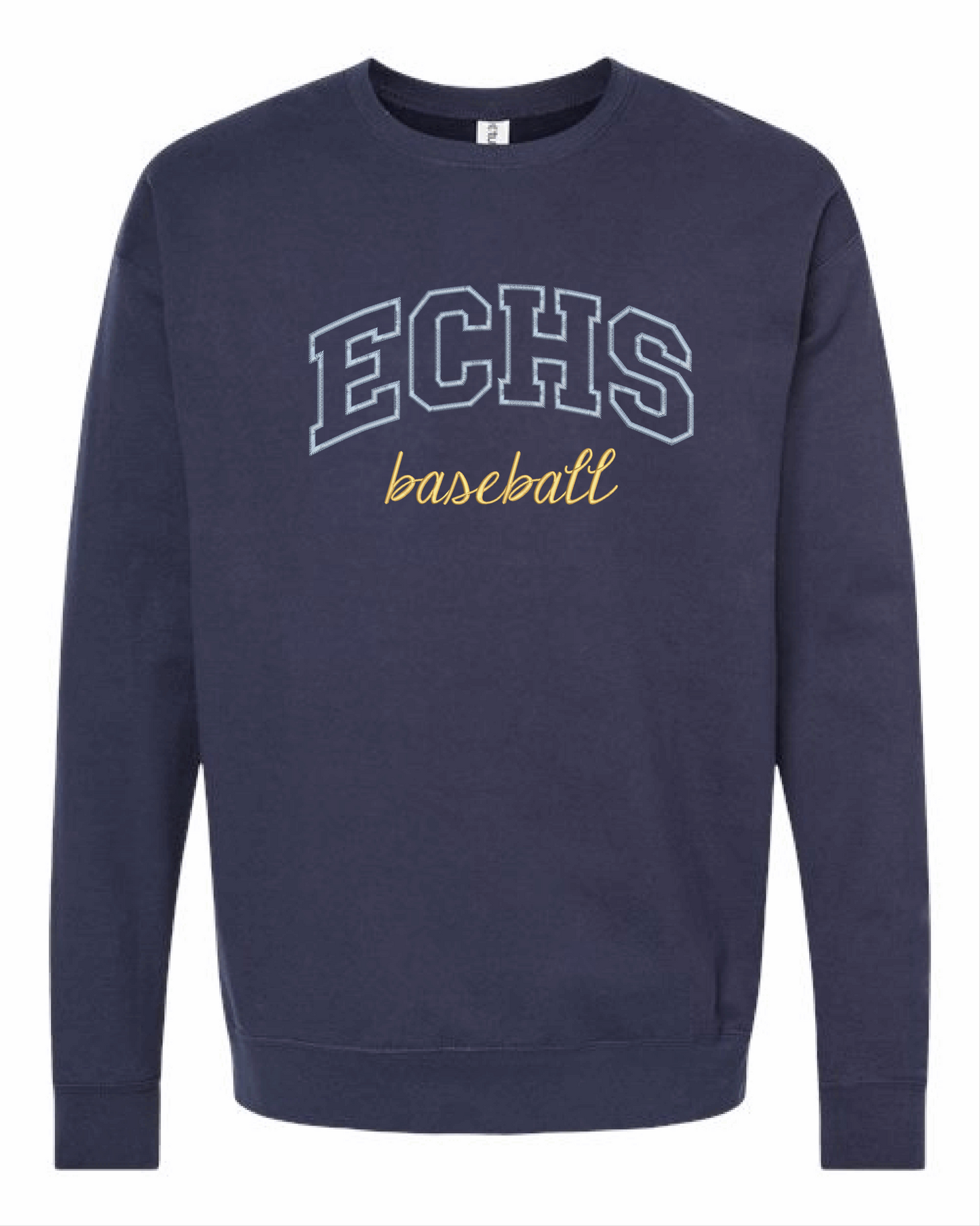 East Carteret - Navy Cotton Crewneck (Sport Only)