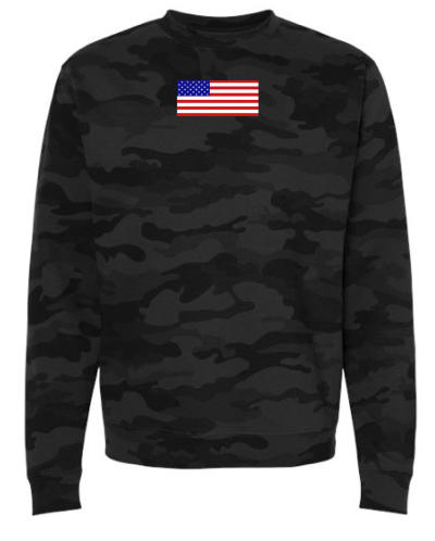 Bogue Elite - Black Camo Crewneck Sweatshirt
