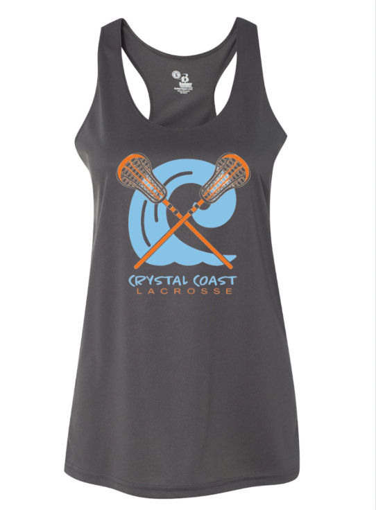 Crystal Coast - Graphite Grey Sports Tank