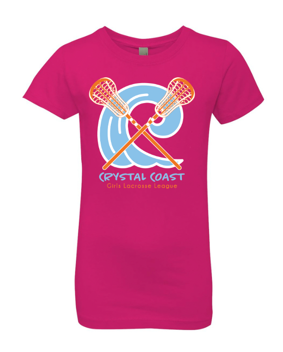 Crystal Coast - Pink Cotton T-Shirt