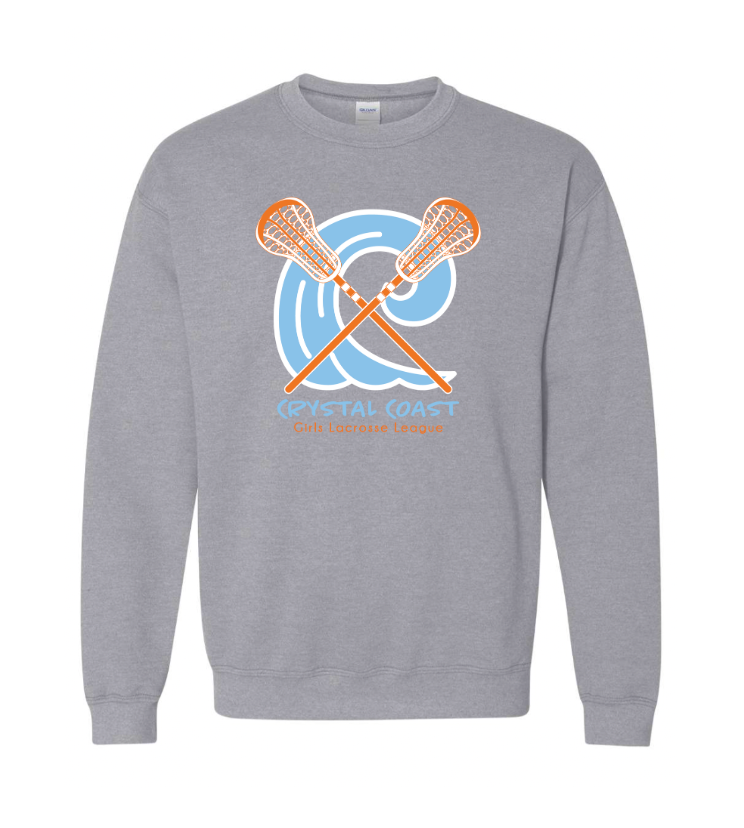 Crystal Coast - Gildan Heavy Blend Grey Cotton Sweatshirt