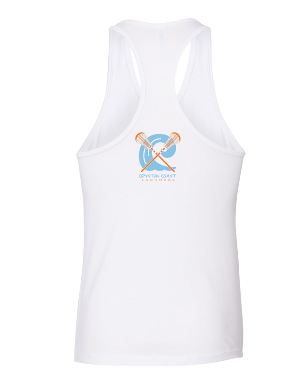 Crystal Coast - Beach Lax White Tank