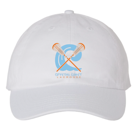 Crystal Coast - White Dad Hat