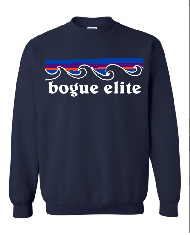 Bogue Elite - Bogue Wave Logo Crewneck