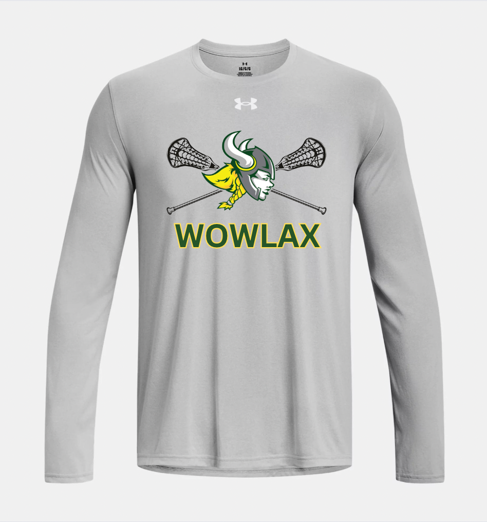 White Oak Lax - Under Armour Grey Long Sleeve