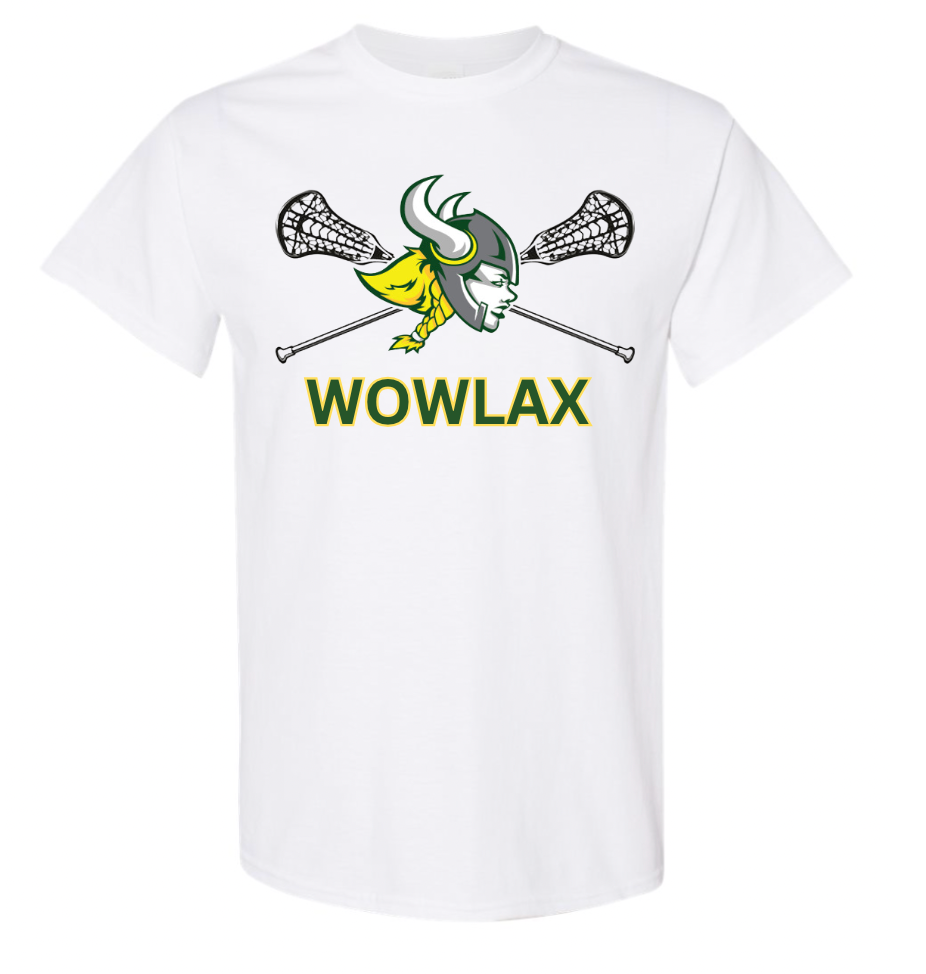 White Oak Lax - Gildan Cotton White SS