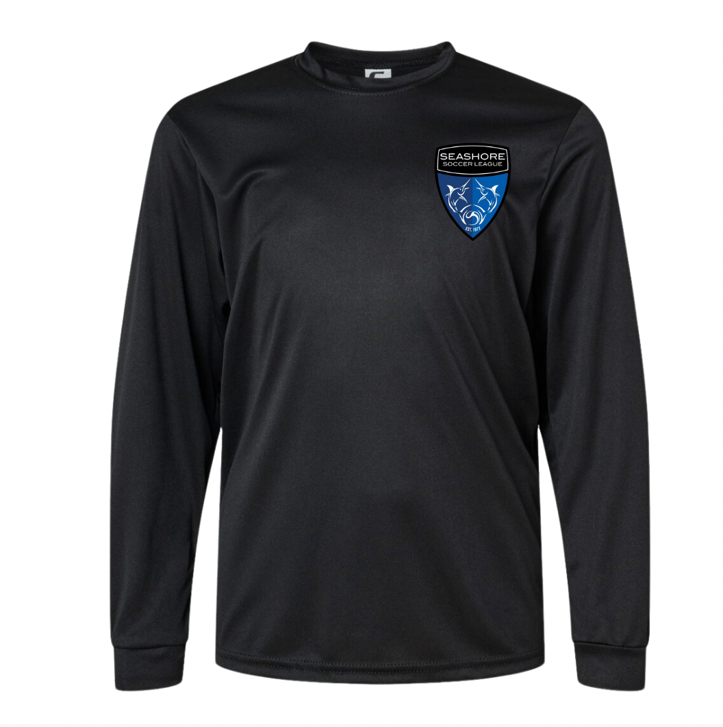 Seashore Soccer - Performance Long Sleeve Black