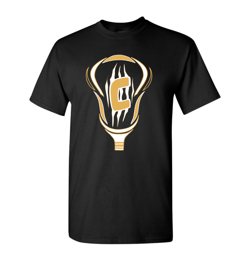 Croatan Lacrosse - Black Cotton T-Shirt
