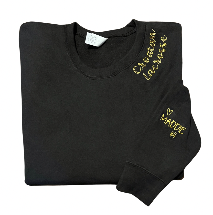 Croatan - Athlete Name/Sport Neckline