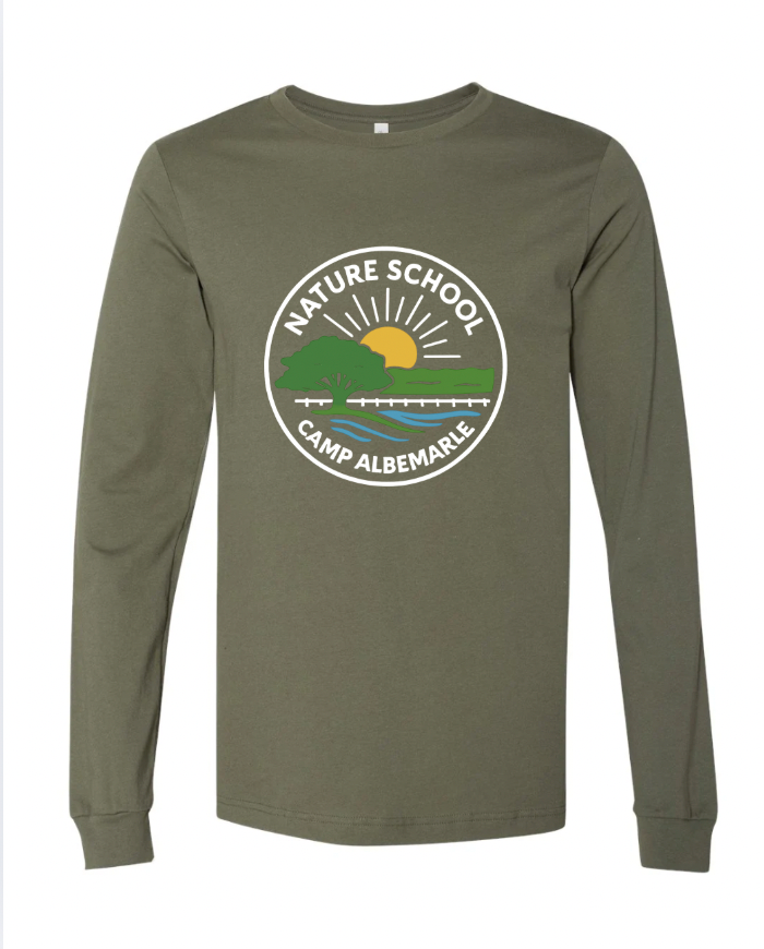 Nature School - Long Sleeve Military Green