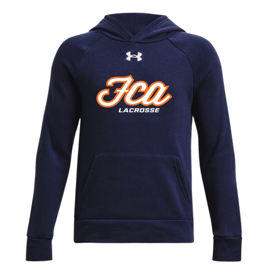 FCA Lacrosse - UA Men's Rival Fleece - Navy - Cursive Logo