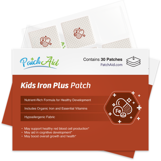 Kids Iron Plus Patch - Organic Iron for Growth & Development: 1-Pack
