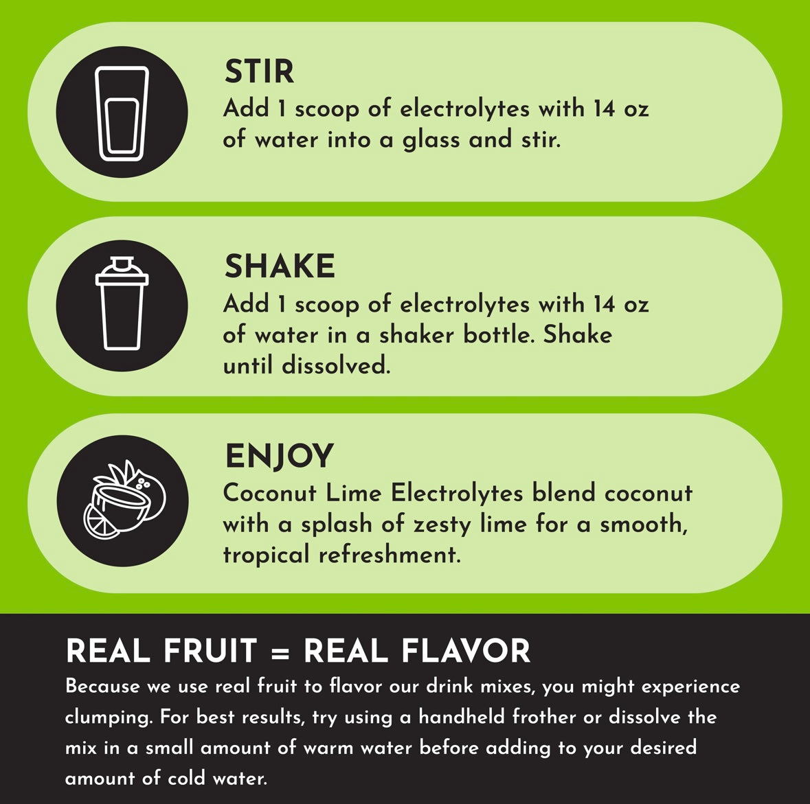 Coconut Lime Electrolyte Powder