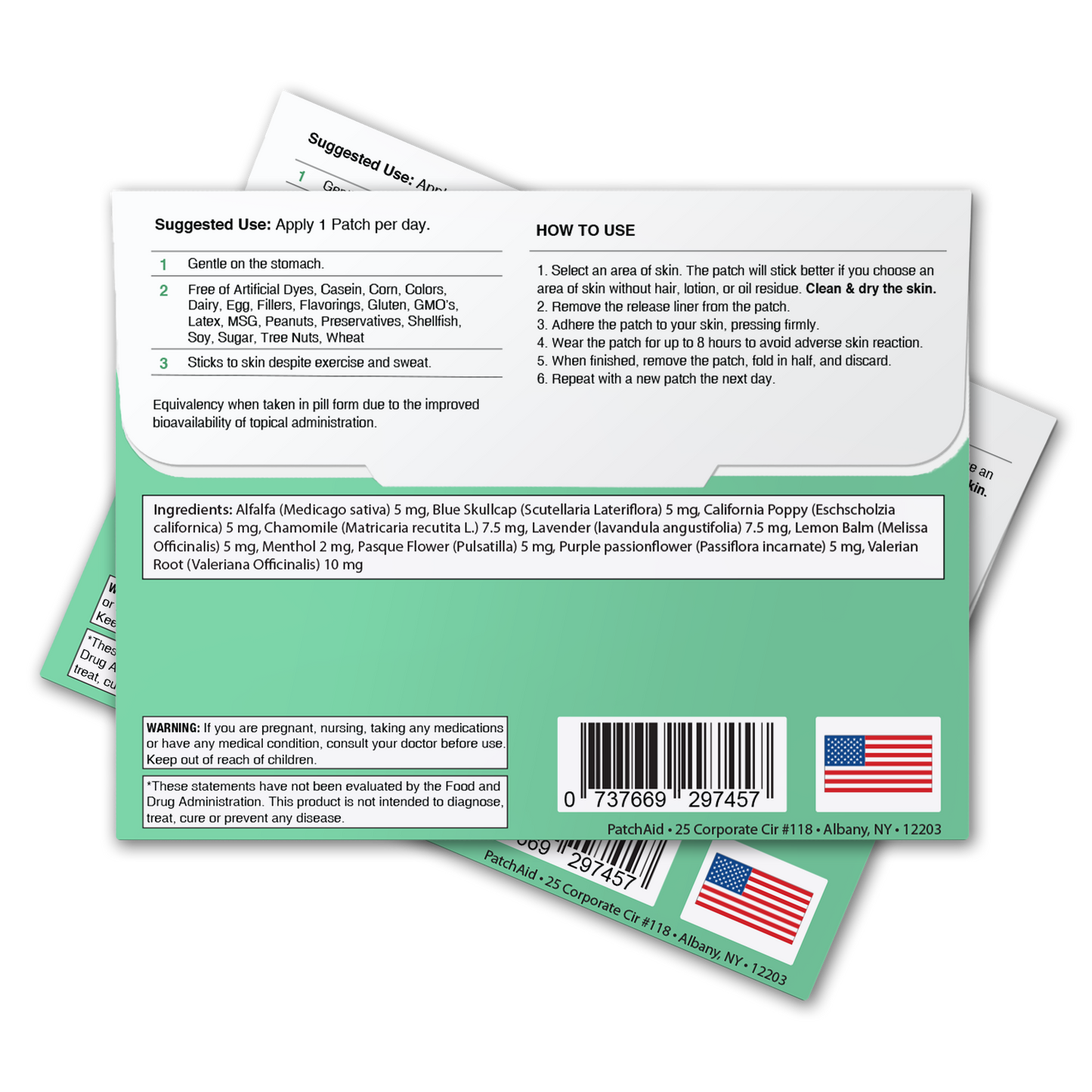 Kids Sleep Aid Topical Patch - Melatonin-Free Sleep Aid: 1-Pack
