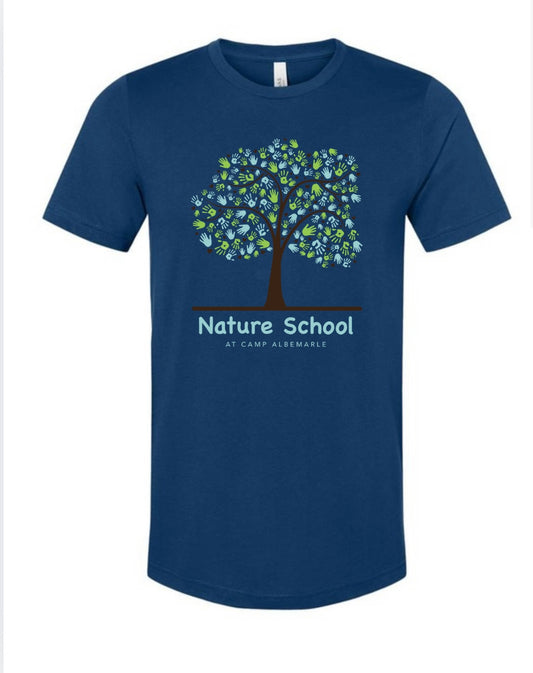 Nature School - Original T-Shirt - Aqua Blue