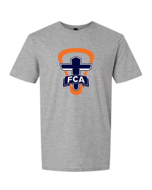 FCA Lax- Grey Cotton Cross T-Shirt
