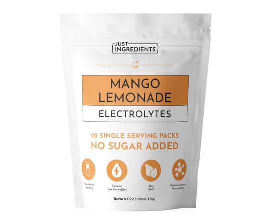 Mango Lemonade Electrolytes Single Serving Packs (20)