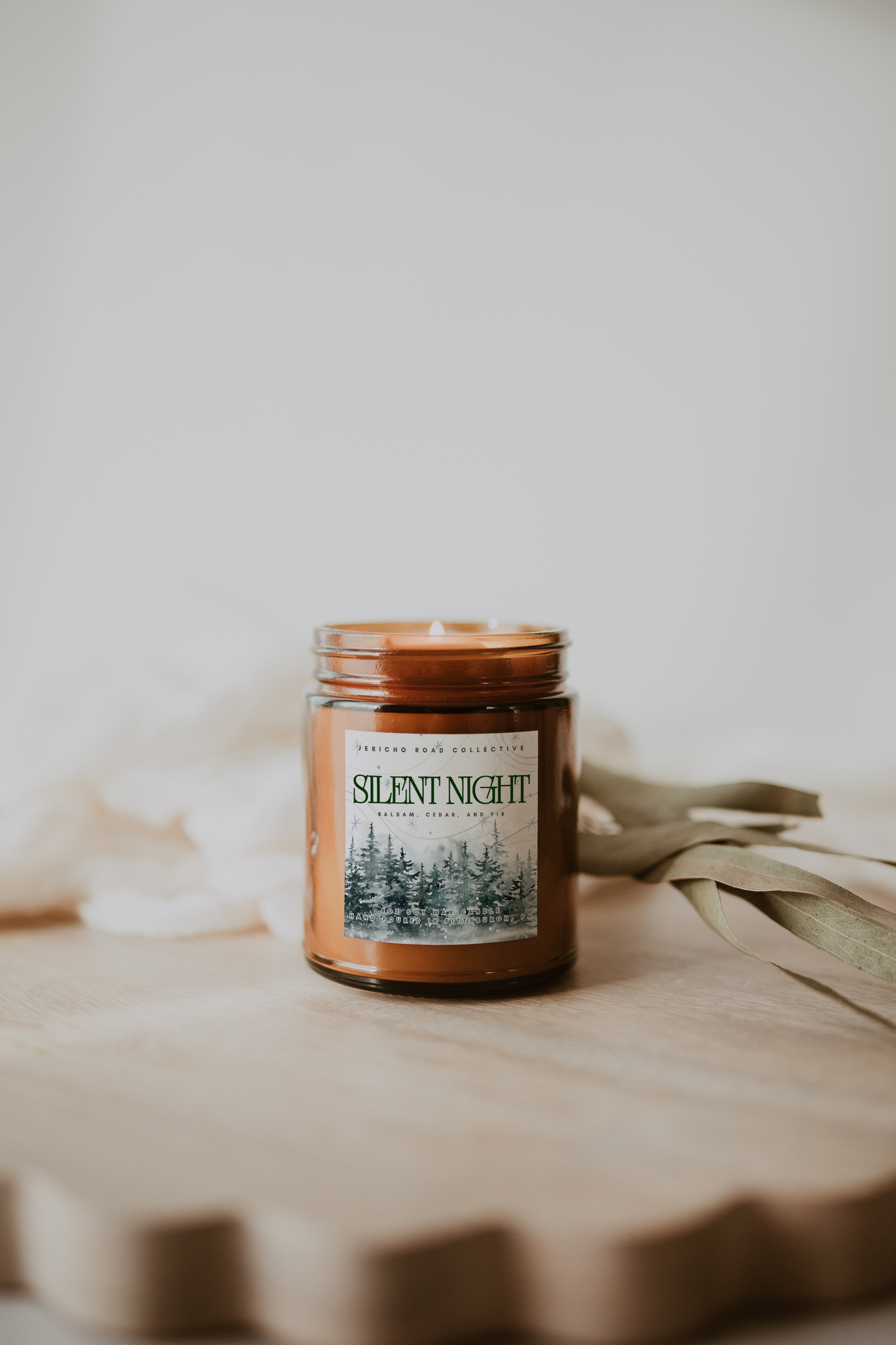 Silent Night Soy Wax Candle