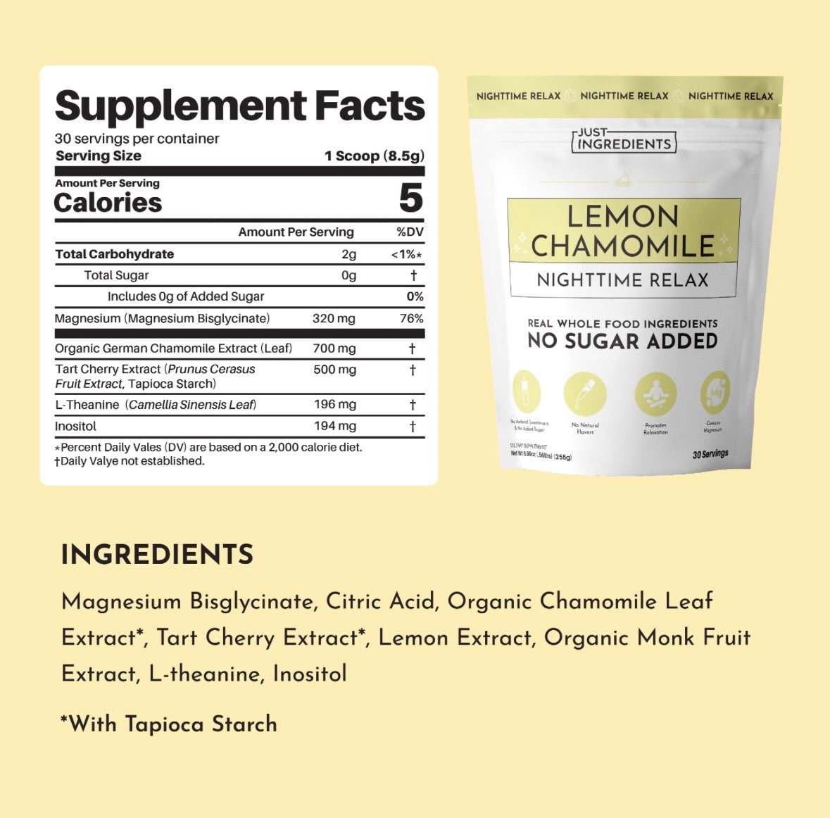 Lemon Chamomile Nighttime Relax