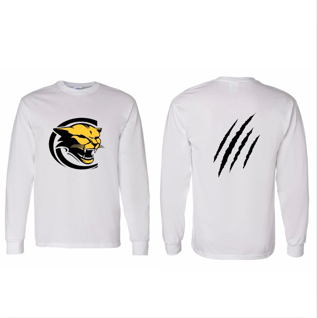 Croatan- White Cotton Cougar Longsleeve