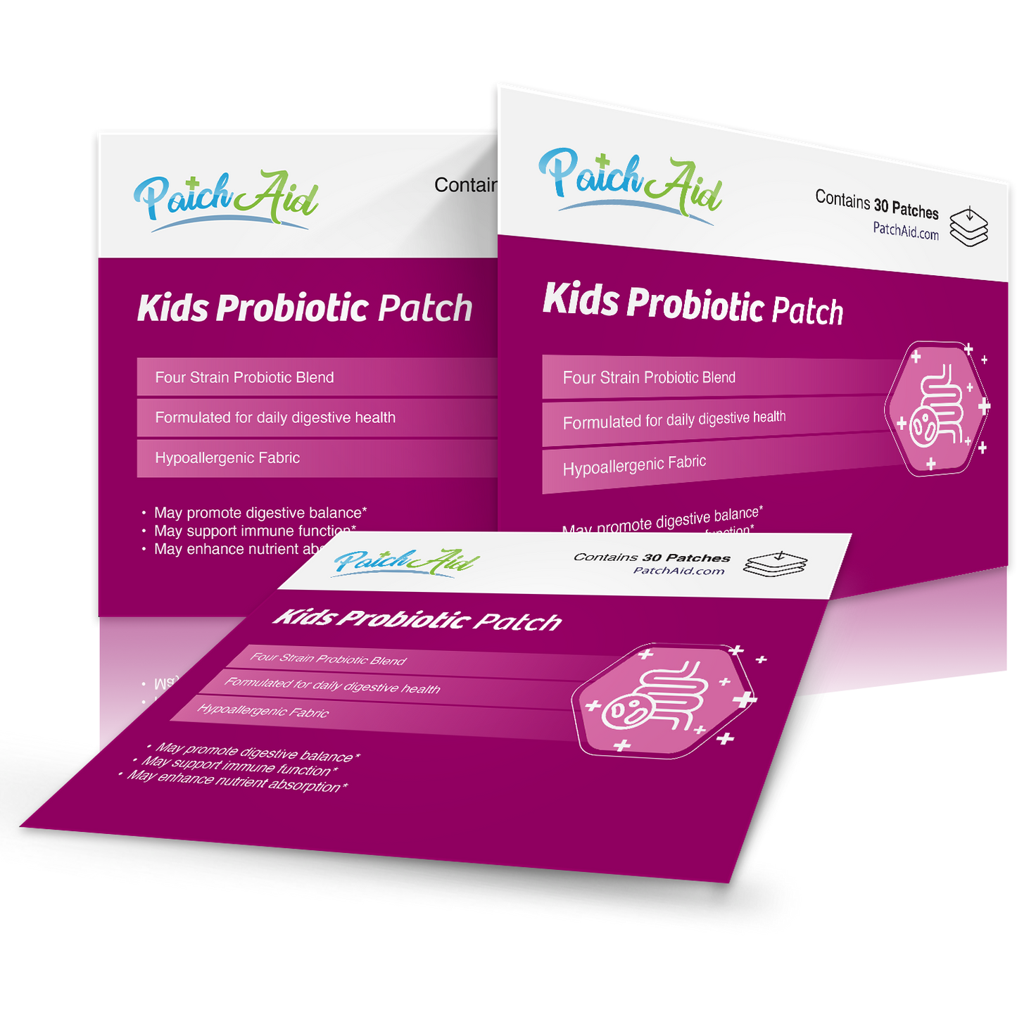 Kids Probiotic Patch - Daily Digestive Health & Immunity: 1-Pack