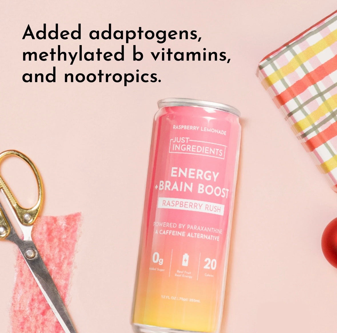 Raspberry Rush - Energy + Brain Boost (Single Can)