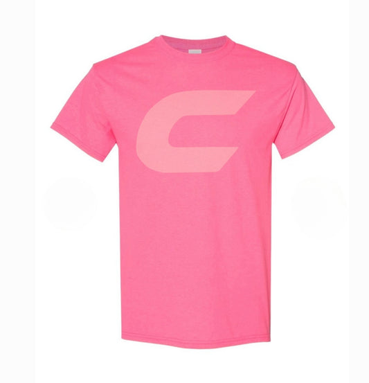 Croatan - Pink Cotton T-Shirt