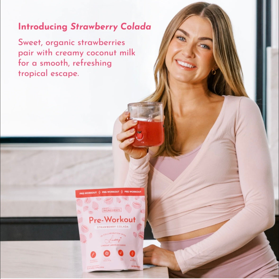 Strawberry Colada - Pre-Workout Stick (by Lindsay Arnold)