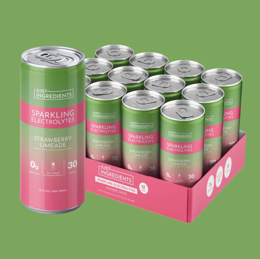 Strawberry Limeade Sparkling Electrolytes (Single Can)