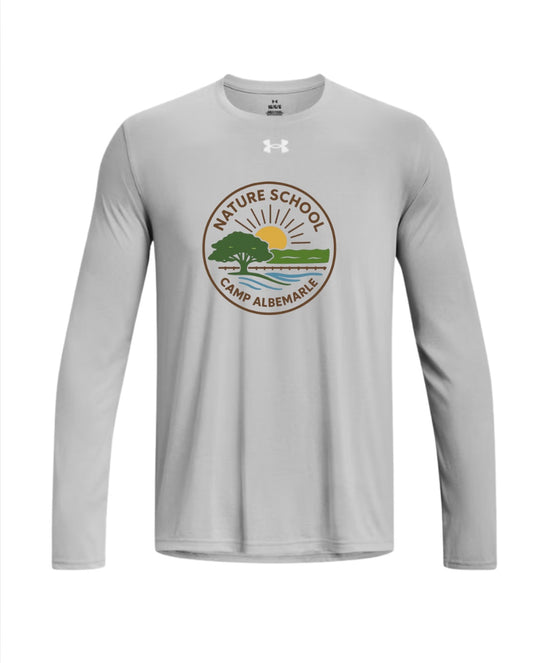 Nature School - UA Youth Tech Long Sleeve - Grey