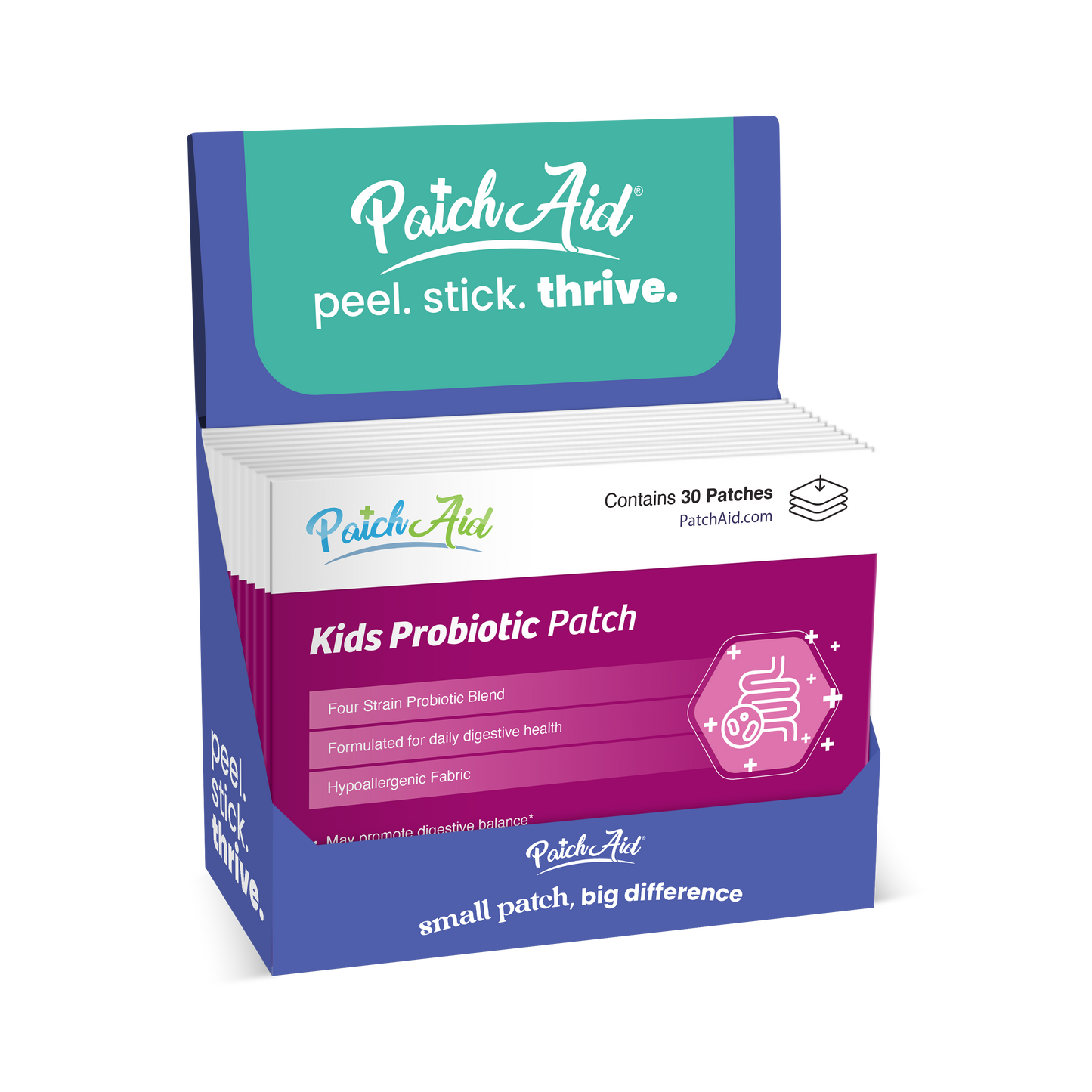 Kids Probiotic Patch - Daily Digestive Health & Immunity: 1-Pack