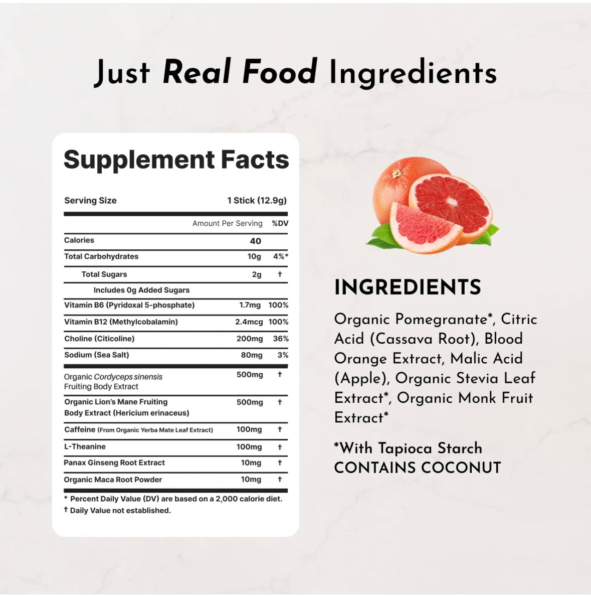 Blood Orange Brain + Energy Boost Stick