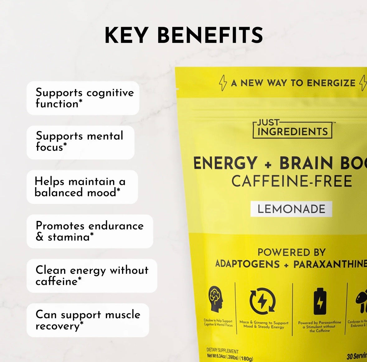 Lemonade - Energy + Brain Boost (Paraxanthine)