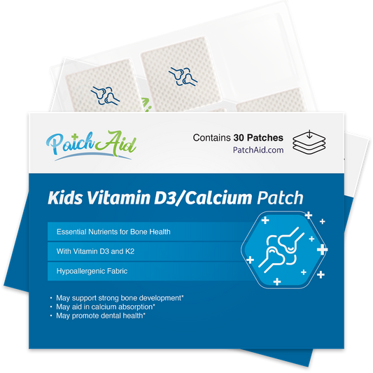 Kids D3/Calcium Patch - Bone Strength & Dental Health: 1-Pack