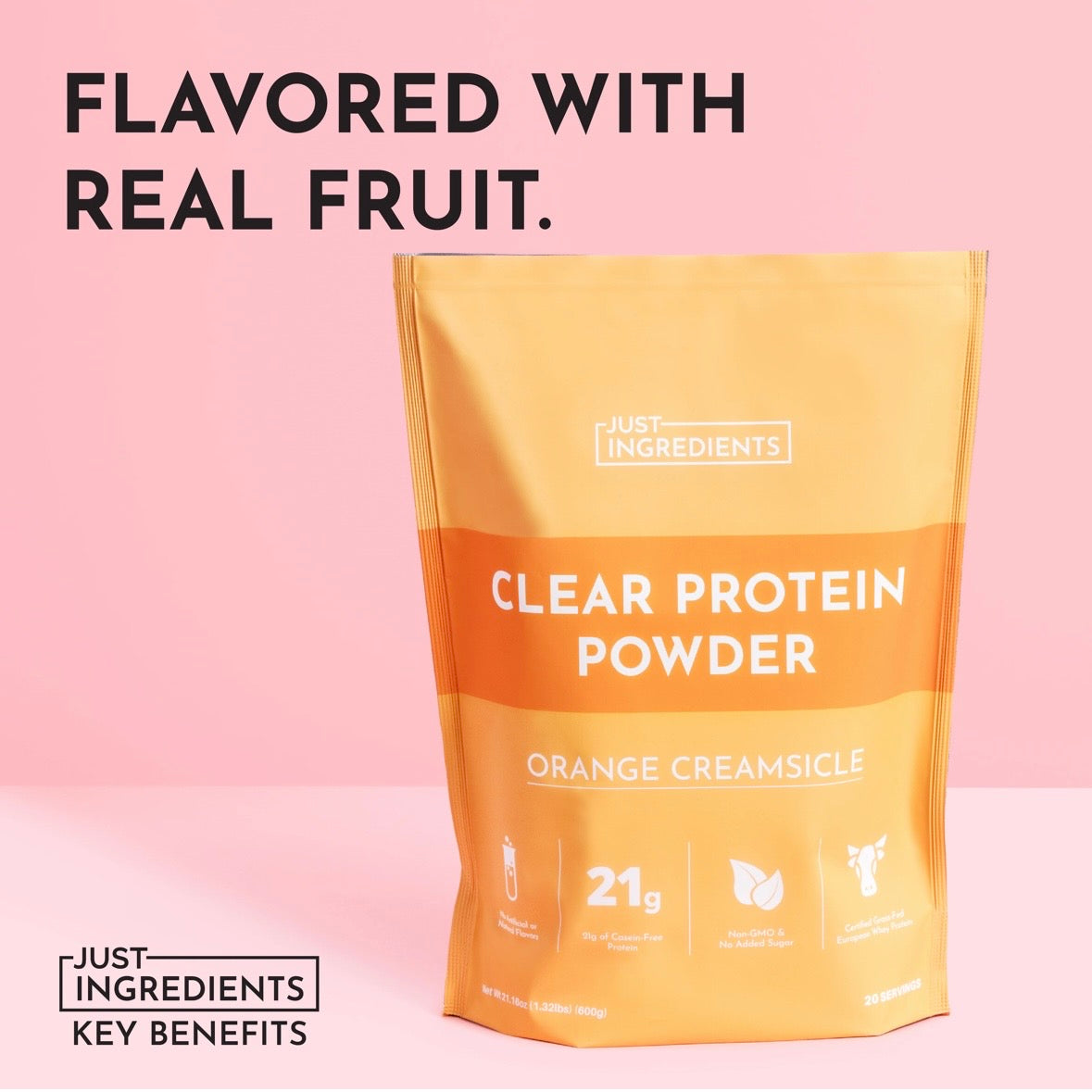 Orange Creamsicle- Clear Protein 20 Servings