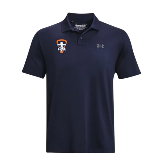 FCA Lacrosse - UA Matchplay Men's Polo - Navy Cross Logo