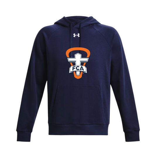 FCA Lacrosse - UA Men's Rival Fleece - Navy - Cross Logo