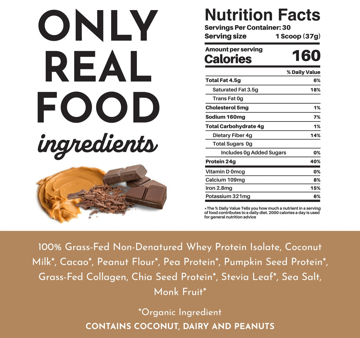 Creamy Peanut Butter Chocolate - Protein Powder