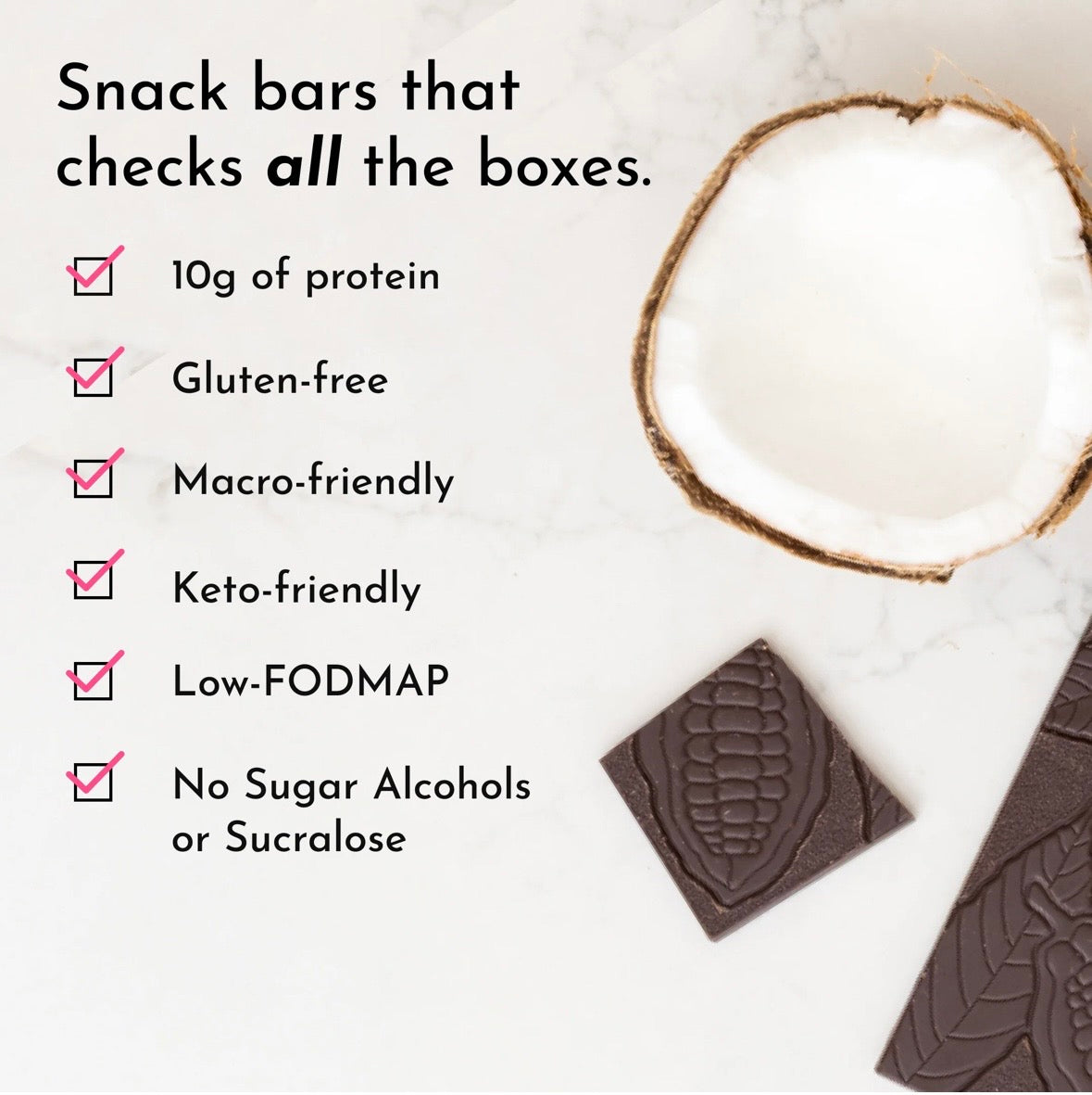 Coconut Chocolate - Protein Snack Bar (Single Bar)