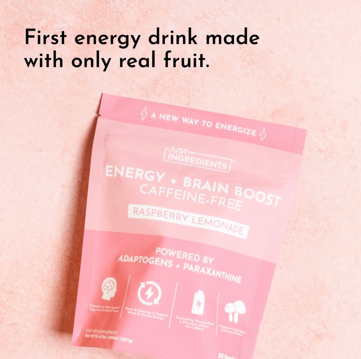 Raspberry Lemonade Brain + Energy Boost Stick