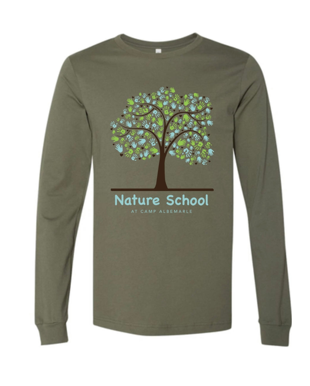Nature School- Original Long Sleeve - Green