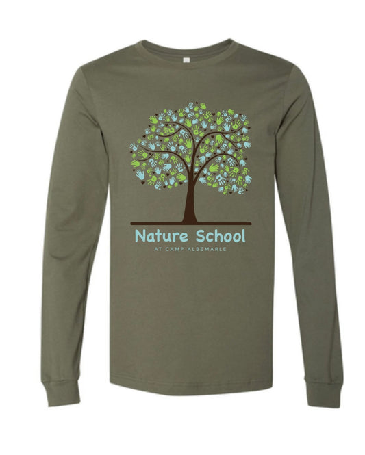 Nature School- Original Long Sleeve - Green