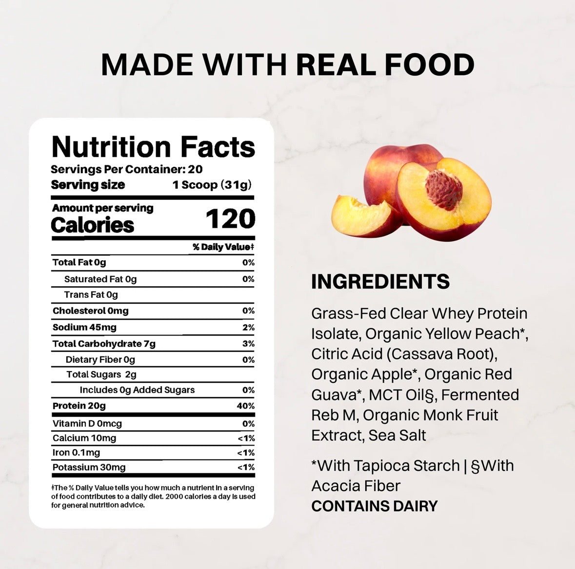 Perfect Peach - Clear Protein